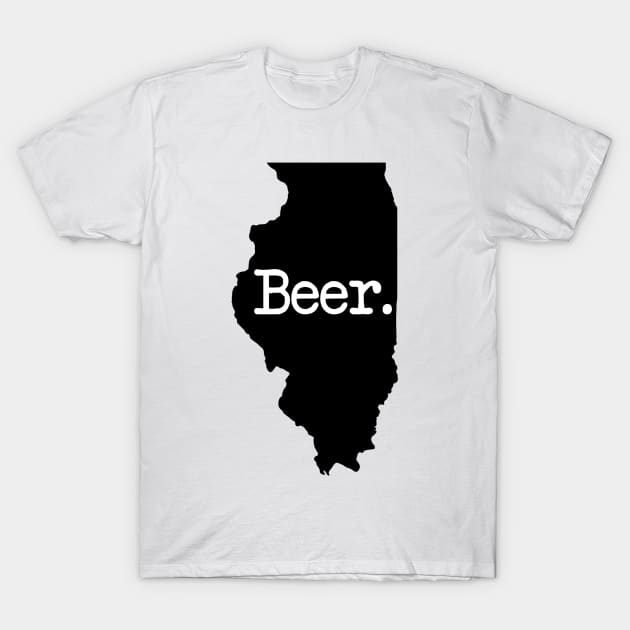 Illinois Beer IL T-Shirt by mindofstate